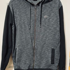 Grey Vans Zipped Hoodie